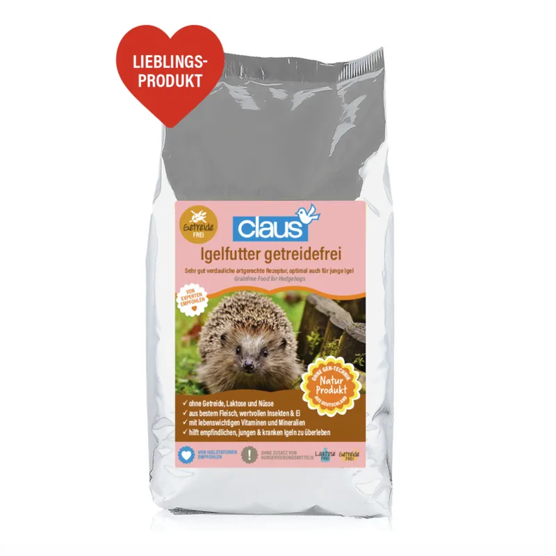 Claus Igelfutter getreidefrei 7,5 kg Geprüft